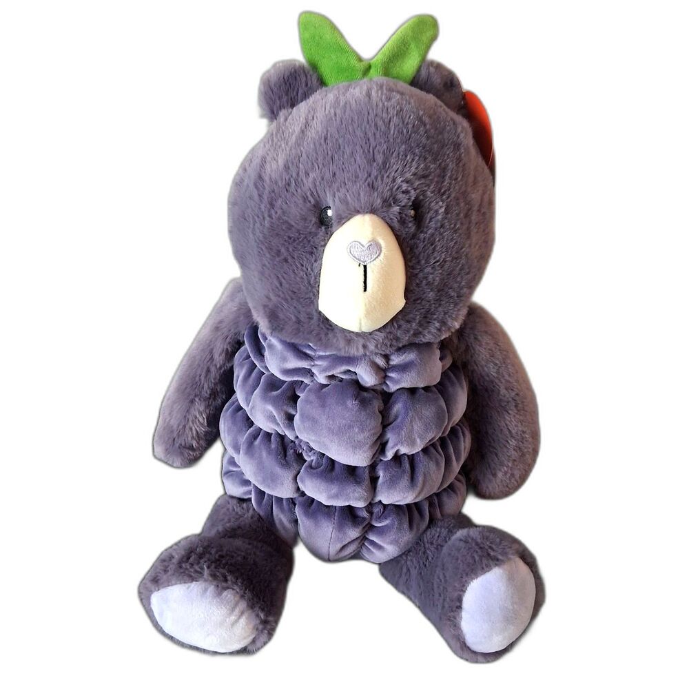 Gigglescape Blackberry Purple Stuffed Animal Bear Plush 12" NWT